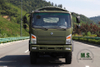 Dongfeng EQ2082 Flathead Army Green พร้อมผ้าใบกันน้ำ_Dongfeng 6*6 รถบรรทุกขนส่งนอกถนนส่งออก