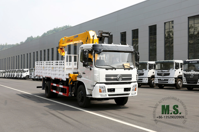 Dongfeng รถบรรทุก XCMG 10 ตันพร้อมเครน_ดัดแปลงแชสซีรถบรรทุก_Dongfeng รถบรรทุกพิเศษ 4×2