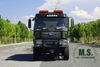 210 แรงม้าน้ำหนักรวม 16 ตัน Dongfeng 4x4 Cargo Truck_cummins เครื่องยนต์, ระดับการปล่อย Euro-6, ประตูทางลาดลิฟท์ไฮดรอลิก, ผ้าใบกันน้ำฝน