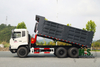 น้ำหนัก 340 แรงม้า 30 ตัน Dongfeng 6x4 dump truck_solid เพลาเครื่องยนต์ wechai, งานหนัก, กล่องเก็บสินค้าเหล็กหนา