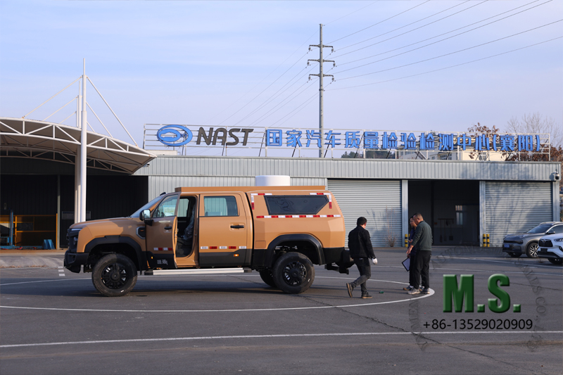 Chinese 4x4 high-end euro-6 double wishbone independents suspension pick-up in China NAST.jpg