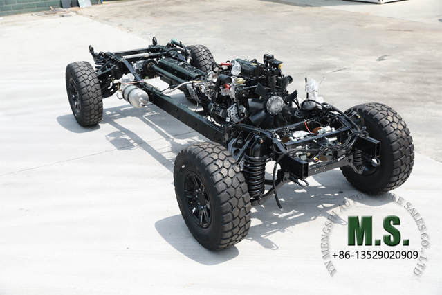 220 แรงม้าน้ำหนักรวม 6 ตันทหารจีนเสิร์ฟ Dongfeng Mengshi Rolling Chassis_run-Flat, CTIs, ระบบเกียร์อัตโนมัติ, ระบบกันสะเทือนด้านหน้าและด้านหลัง