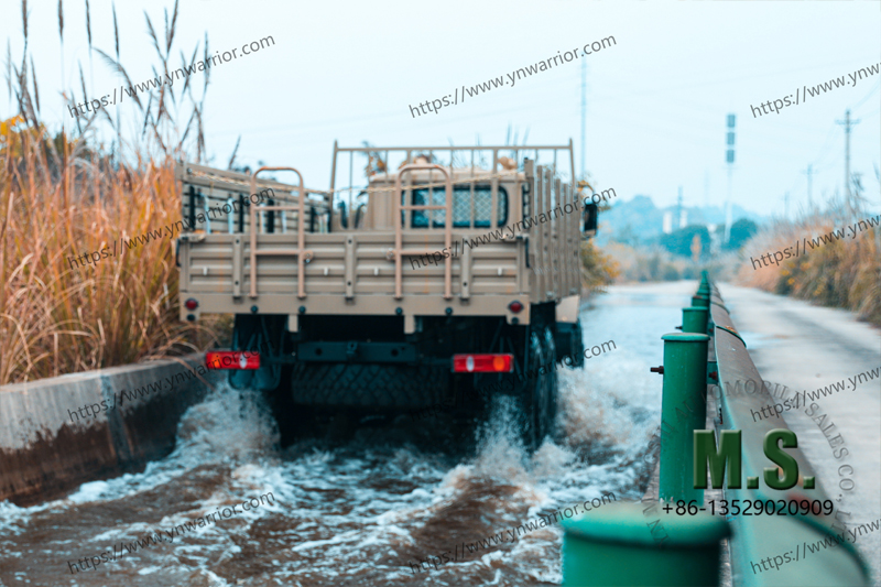 Dongfeng รถบรรทุกที่ทนทาน การทดสอบรถบรรทุกในการทดสอบ 