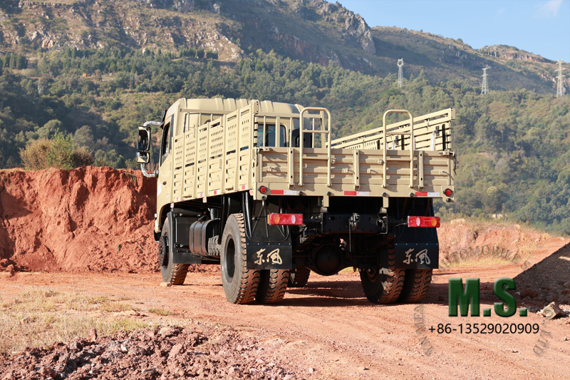 Dongfeng รถบรรทุกสินค้าน้ำหนักรวม 18 ตัน กลุ่มราคาต่ำ งานหนักใหม่ในป่า 