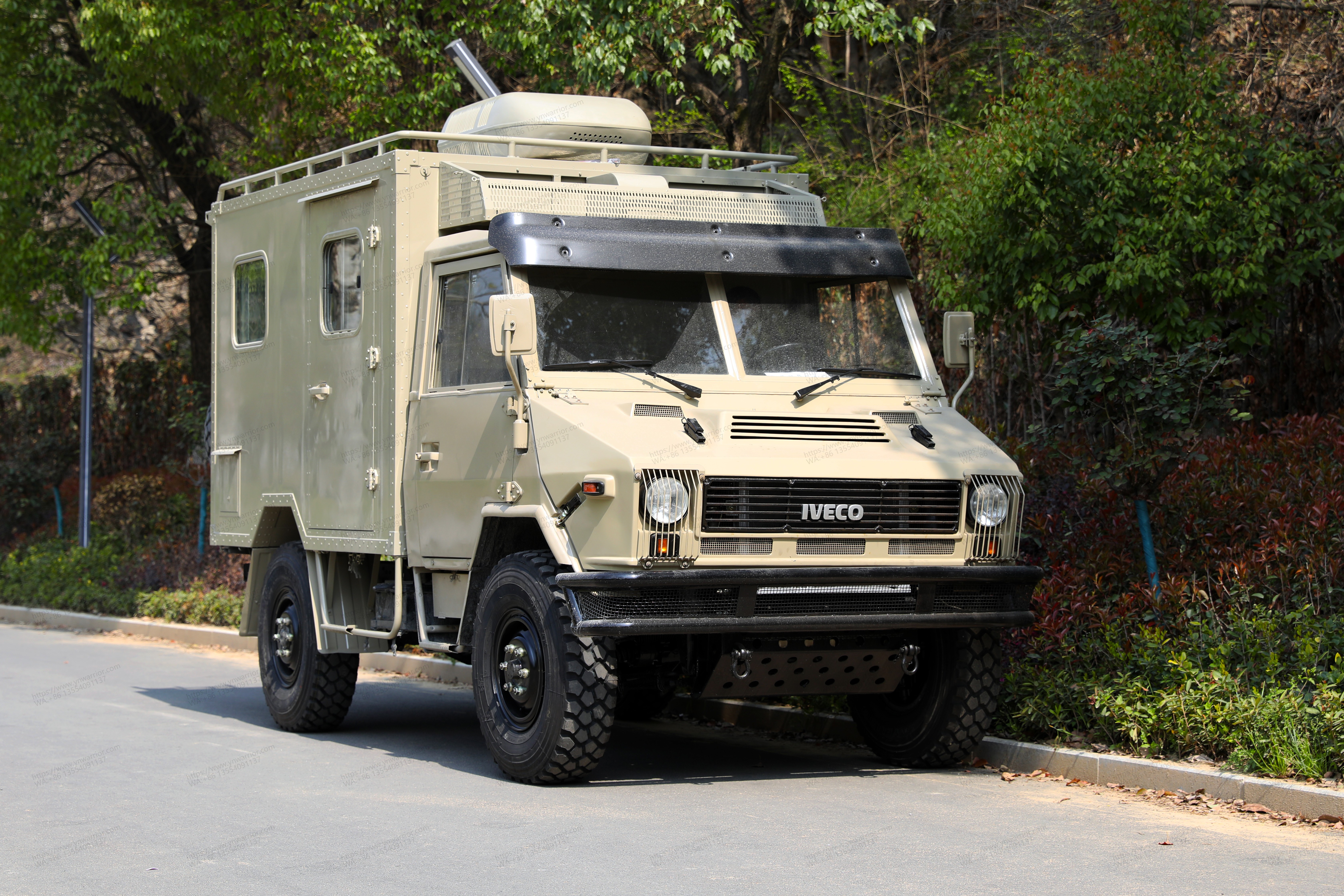 จีน 4x4 ออฟโร้ด Iveco RV ฉากจริง 